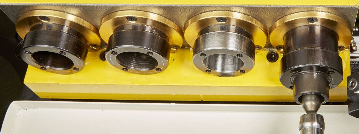 SOCO TM-4 multi-station tube end former forming heads