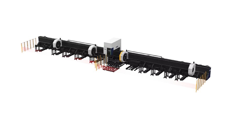 HSG TLS tube fiber laser cutting machine