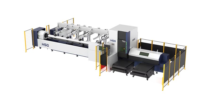 HSG TS2 tube fiber laser cutting machine