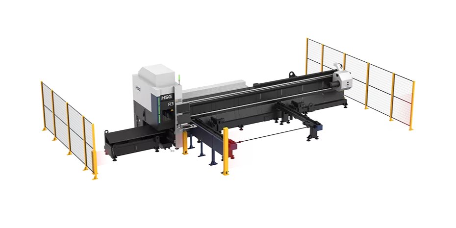 HSG R3R tube fiber laser cutting machine