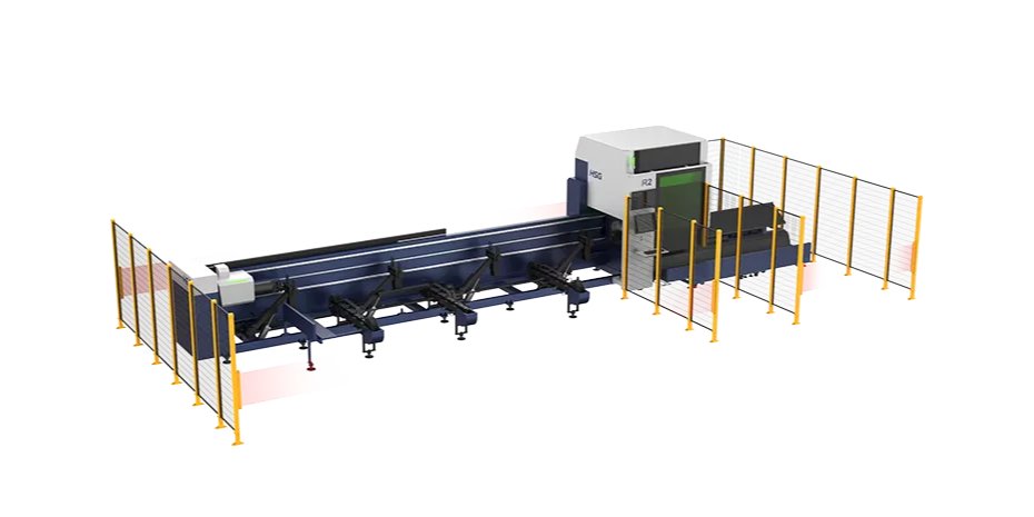 HSG R2 tube fiber laser cutting machine