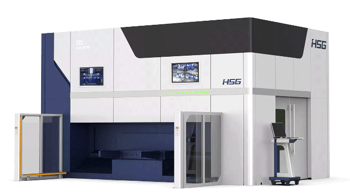 has 5 axis fiber laser