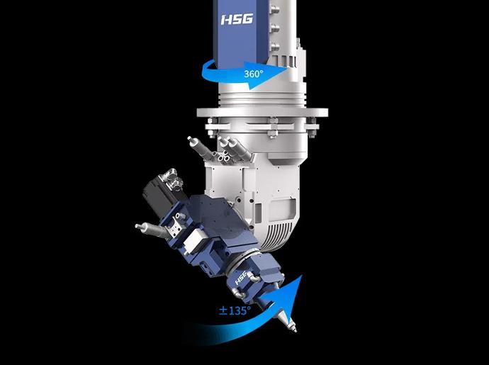 LA5 Five-axis Linkage Cutting Head